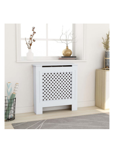 Sonata МДФ параван за радиатор, бял, 78 см