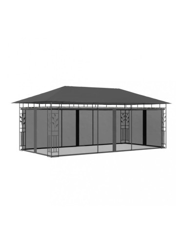 Sonata Шатра с мрежа против комари, 6x3x2,73 м, антрацит