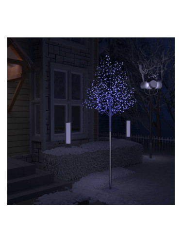 Sonata Коледно дърво, 600 LED сини, разцъфнала череша, 300 см