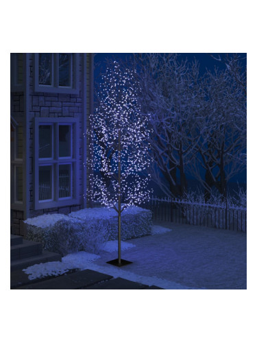 Sonata Коледно дърво, 1200 LED сини, разцъфнала череша, 400 см