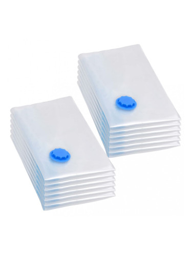 Sonata Вакуумни пътни чанти за съхранение на дрехи, 80x60 см, 10 бр