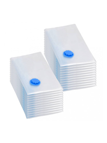 Sonata Вакуумни пътни чанти за съхранение на дрехи, 80x60 см, 20 бр