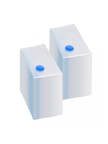 Sonata Вакуумни пътни чанти за съхранение на дрехи, 80x60 см, 50 бр