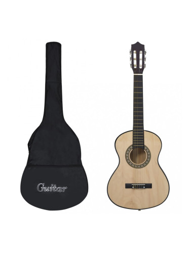 Sonata Комплект класическа китара за начинаещи деца от 8 части 1/2 34"