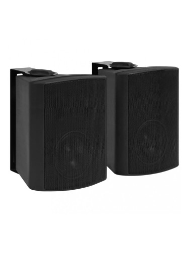 Sonata Стенни стерео говорители, 2 бр, черни, вътрешни/външни, 100 W