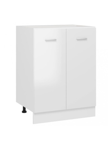 Sonata Долен шкаф, бял гланц, 60x46x81,5 см, ПДЧ