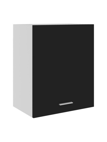 Sonata Висящ шкаф, черен, 50x31x60 см, ПДЧ