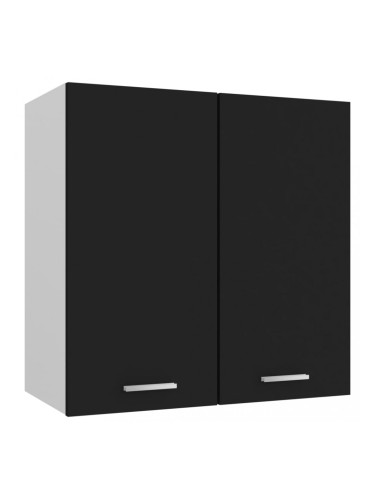 Sonata Висящ шкаф, черен, 60x31x60 см, ПДЧ