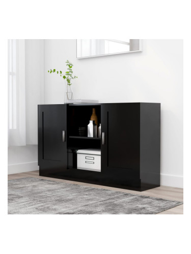 Sonata Бюфет, черен, 120x30,5x70 см, ПДЧ