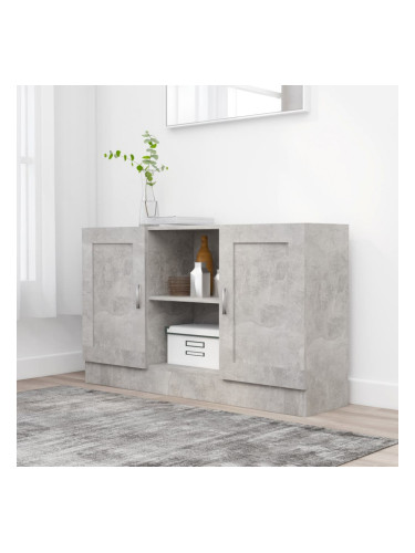 Sonata Бюфет, бетонно сив, 120x30,5x70 см, ПДЧ