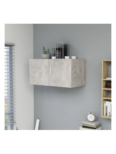 Sonata Шкаф за стена, бетонно сиво, 80x39x40 см, ПДЧ