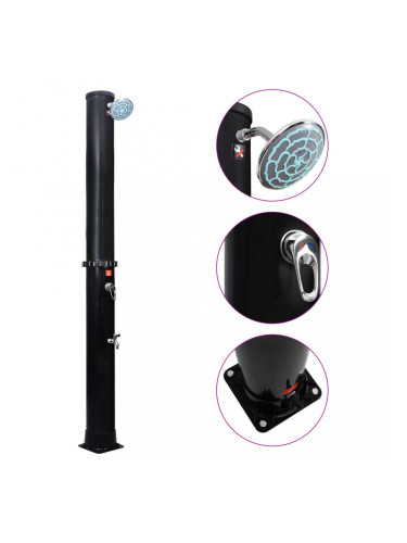 Sonata Градински соларен душ с душ слушалка и кранче, 40 л