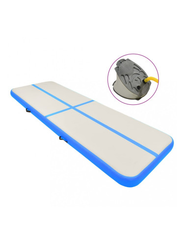 Sonata Надуваем дюшек за гимнастика с помпа, 300x100x15 см, PVC, син
