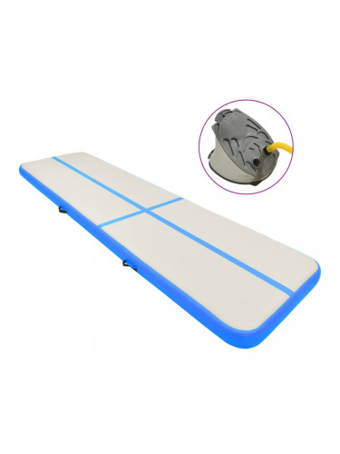 Sonata Надуваем дюшек за гимнастика с помпа, 600x100x15 см, PVC, син