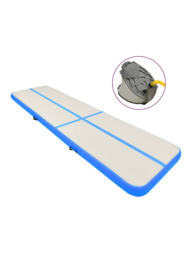 Sonata Надуваем дюшек за гимнастика с помпа, 800x100x15 см, PVC, син