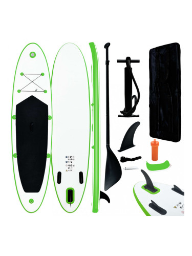 Sonata Комплект надуваем стендъп падълборд, зелено и бяло