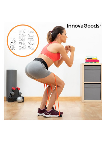 Колан с Ленти за Съпротива за Дупе и Ръководство за Упражнения Bootrainer InnovaGoods