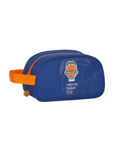 Ученически несесер Valencia Basket Син Оранжев