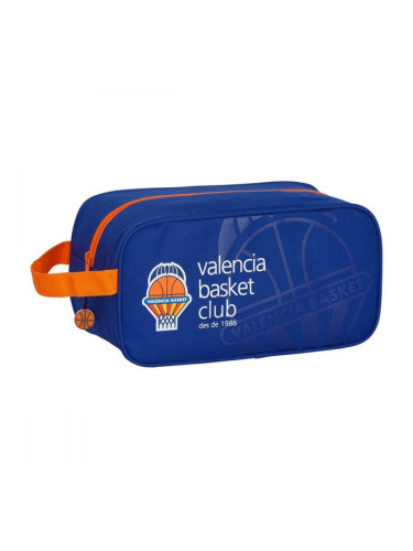 Пътническа Чанта за Обувки Valencia Basket Син Оранжев полиестер