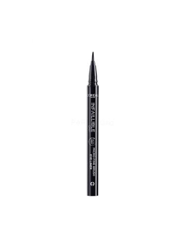 L'Oréal Paris Infaillible Grip 36H Micro-Fine Brush Eye Liner Очна линия за жени 0,4 гр Нюанс 01 Obsidian Black