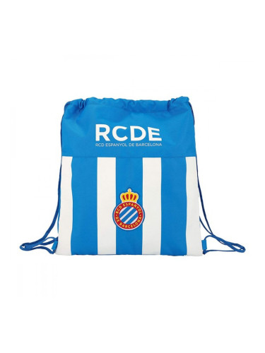 Раница с връвка RCD Espanyol Син Бял