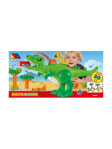 Строителна Игра с Блокове Moltó 17480 (30 pcs)