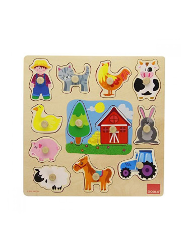 Детски Пъзел от Дърво Diset (12 pcs)