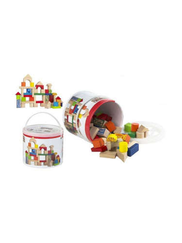 Лодка със Строителни Блокове Color Baby Woomax (50 pcs)