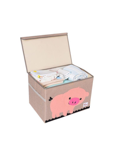 Детска кутия за съхранение с капак ПИГИ