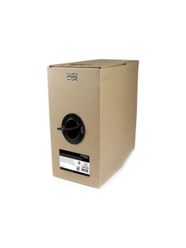 UTP категория 6 твърд мрежови кабел Startech WIR6CMRBK 304,8 m