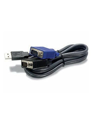Кабел KVM Trendnet TK-CU06              Черен 1.8 m
