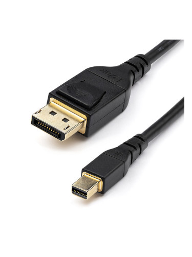 Кабел DisplayPort Mini към DisplayPort Startech DP14MDPMM1MB         Черен