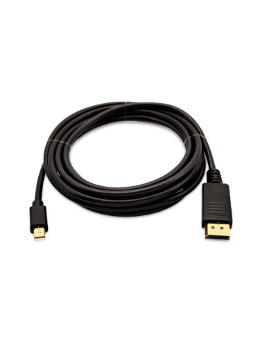 Кабел DisplayPort Mini към DisplayPort V7 V7MDP2DP-03M-BLK-1E  Черен