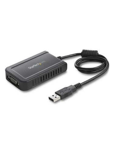 Адаптер за USB към VGA Startech USB2VGAE3            Черен