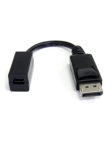 Адаптер за мини DisplayPort към DisplayPort Startech DP2MDPMF6IN          4K Ultra HD Черен