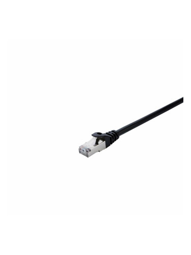 FTP категория 7 твърд мрежови кабел V7 V7CAT7FSTP-50C-BLK   Черен 0,5 m