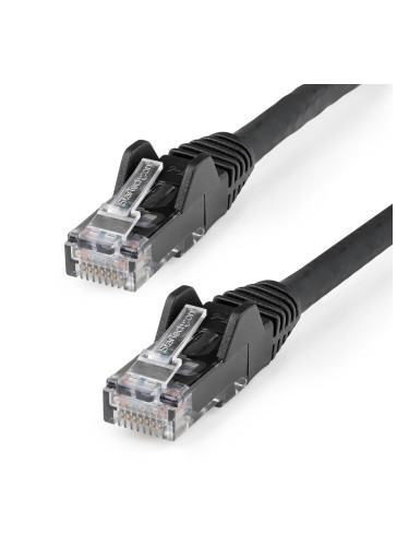 UTP категория 6 твърд мрежови кабел Startech N6LPATCH7MBK Черен 7 m