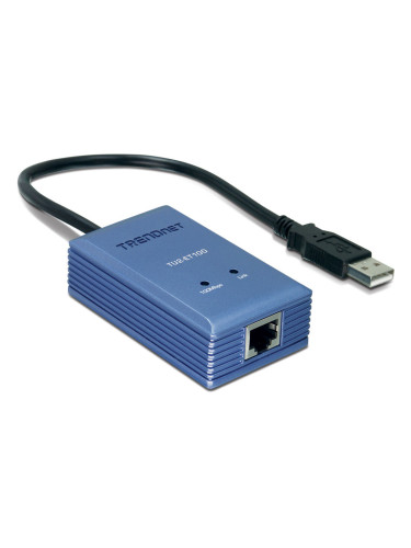 USB Aдаптер Trendnet TU2-ET100            Син