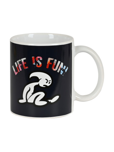 Чаша El Niño Life is fun Керамика Многоцветен (350 ml)