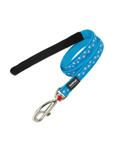 Кучешка Каишка Red Dingo цвят тюркоаз (1,2 x 120 cm)