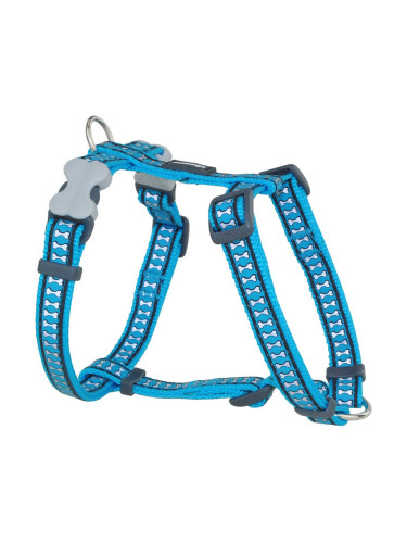 Каишка за Куче Red Dingo Кост Светлоотразителен 30-48 cm цвят тюркоаз