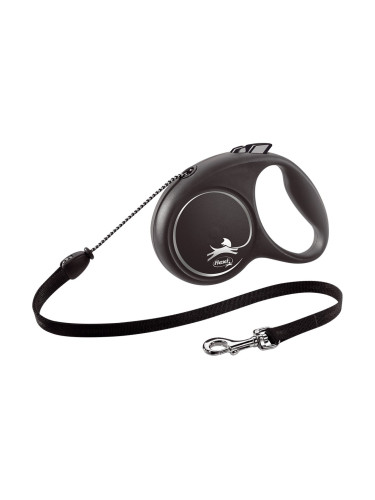 Кучешка Каишка Flexi BLACK DESIGN 5 m Размер М Silver