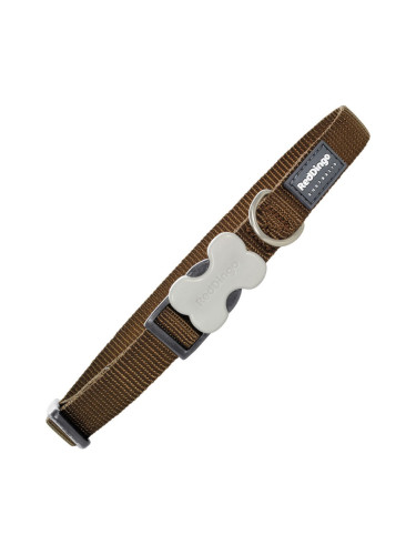 Кучешки Нашийник Red Dingo, Кафяв, 1,2 x 20-32 cm