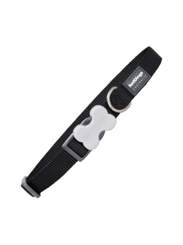 Кучешки Нашийник Red Dingo Гладък Черен (1,5 x 24-36 cm)