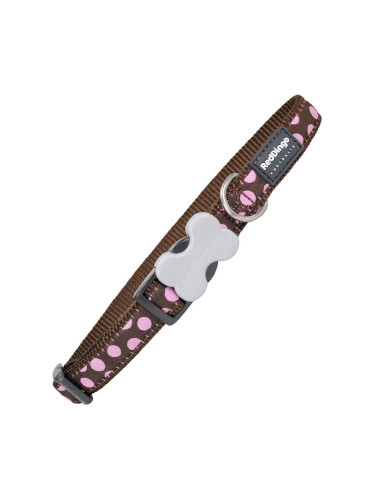 Кучешки Нашийник Red Dingo, Грах, 1,2 x 20-32 cm, Нераждаема стомана