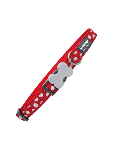Кучешки Нашийник Red Dingo Грах (1,5 x 24-36 cm)