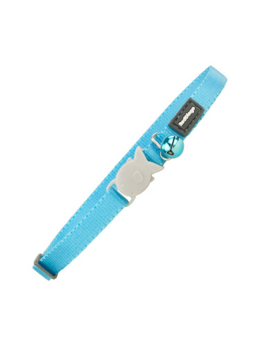 Котешко колие Red Dingo цвят тюркоаз (1,2 x 20-32 cm)