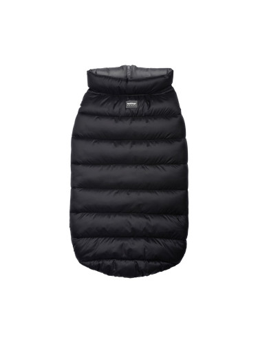 Палто за Куче TicWatch Puffer Черен/Сив 25 cm