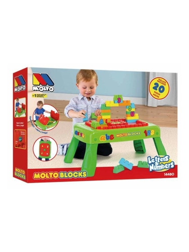 Интерактивна Играчка Moltó Blocks Desk 65 x 28 cm Пластмаса
