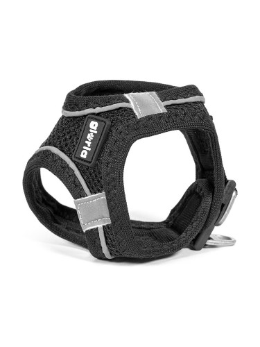 Каишка за Куче Gloria Air Mesh Trek Star Регулируем Черен Размер XXXS (18-20 cm)